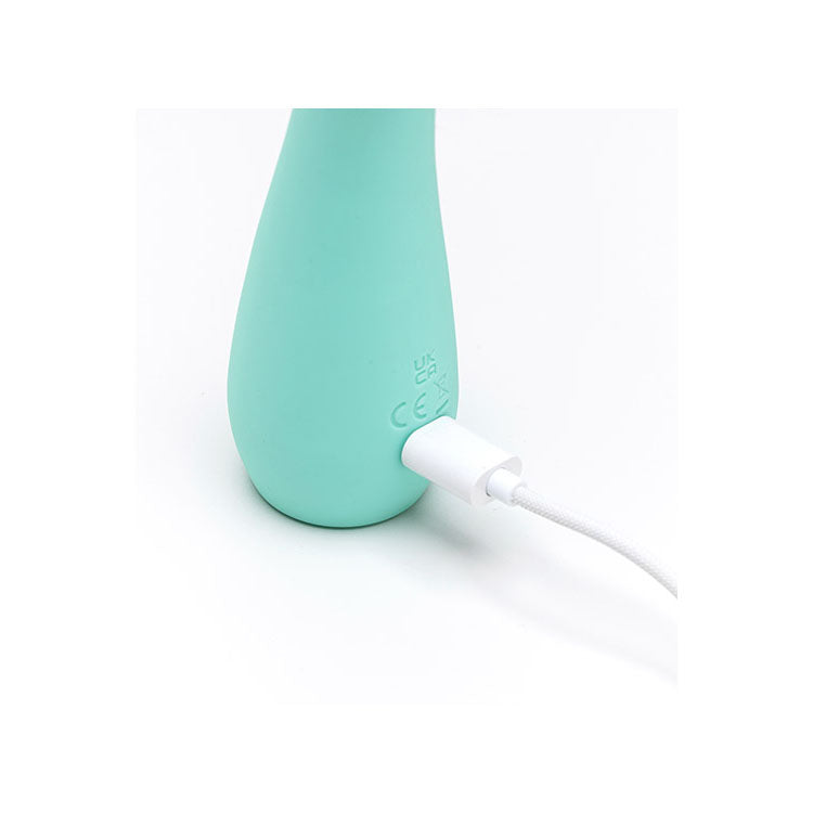 Adam & Eve GROOVY GLOW-UPS Flexie - Blue Flexible G-Spot Vibrator with LED Base