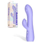 Adam & Eve GROOVY GLOW-UPS Wavie - Purple Rabbit Vibrator with LED Bas