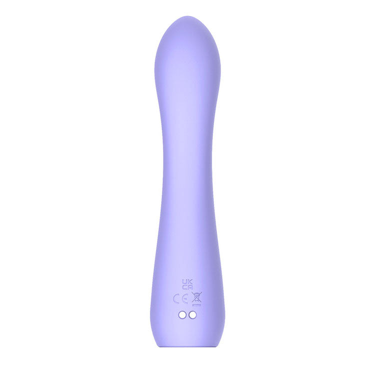 Adam & Eve GROOVY GLOW-UPS Wavie - Purple Rabbit Vibrator with LED Bas