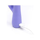 Adam & Eve GROOVY GLOW-UPS Wavie - Purple Rabbit Vibrator with LED Bas