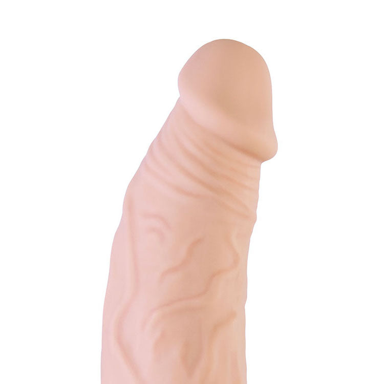 Adam & Eve ADAMS XL VIBRO-SLEEVE Vibration Penis Extender Sleeve with Remote