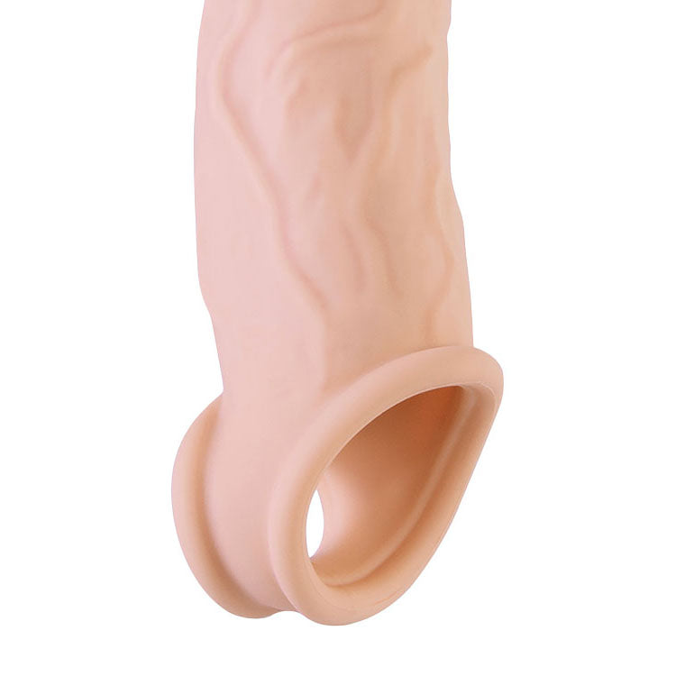Adam & Eve ADAMS XL VIBRO-SLEEVE Vibration Penis Extender Sleeve with Remote