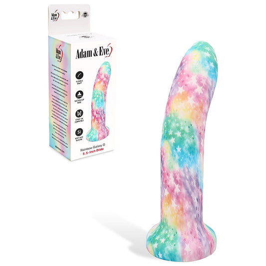 Adam & Eve RAINBOW GALAXY G - Coloured 14cm Dildo