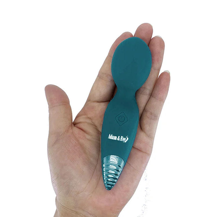 Adam & Eve DEW DROP Mini Massager Wand - Green