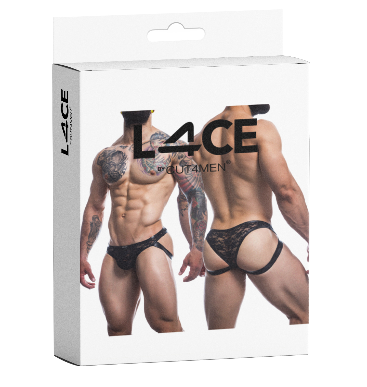 CUT4MEN L4CE Jockstrap Capri - C4M Black Size S/M/L/XL