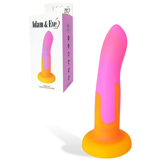 Adam & Eve CHARMED - Pink/Yellow 16.5cm Dildo