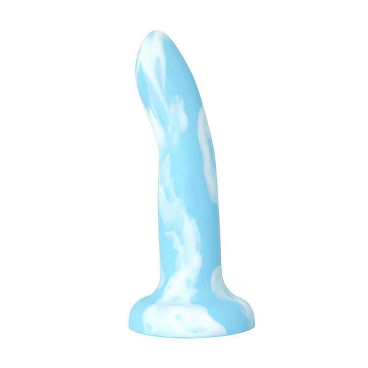 Adam & Eve WONDER - Blue/White 16.5cm Dildo
