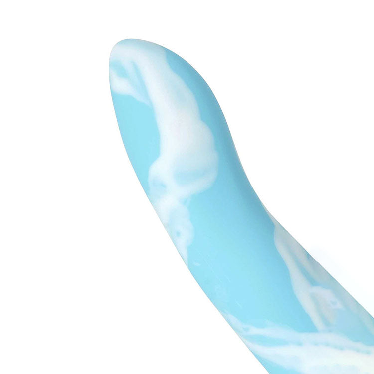 Adam & Eve WONDER - Blue/White 16.5cm Dildo
