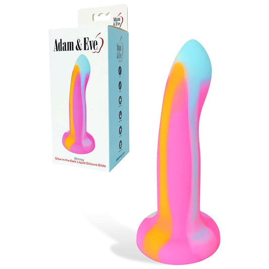 Adam & Eve WHIMSY - Glow In Dark 16.5cm Dildo