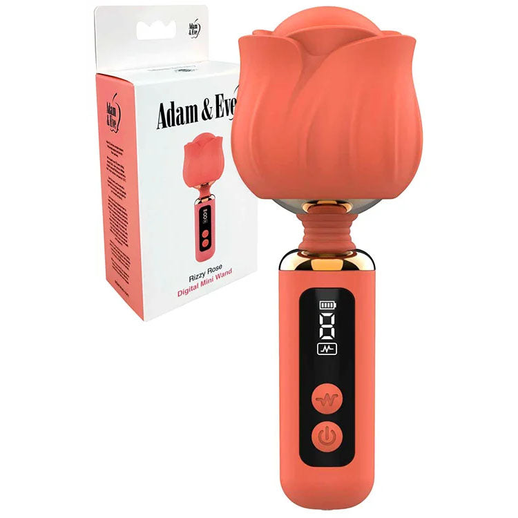 Adam & Eve THE ROYAL ROSE Mini Wand - Coral
