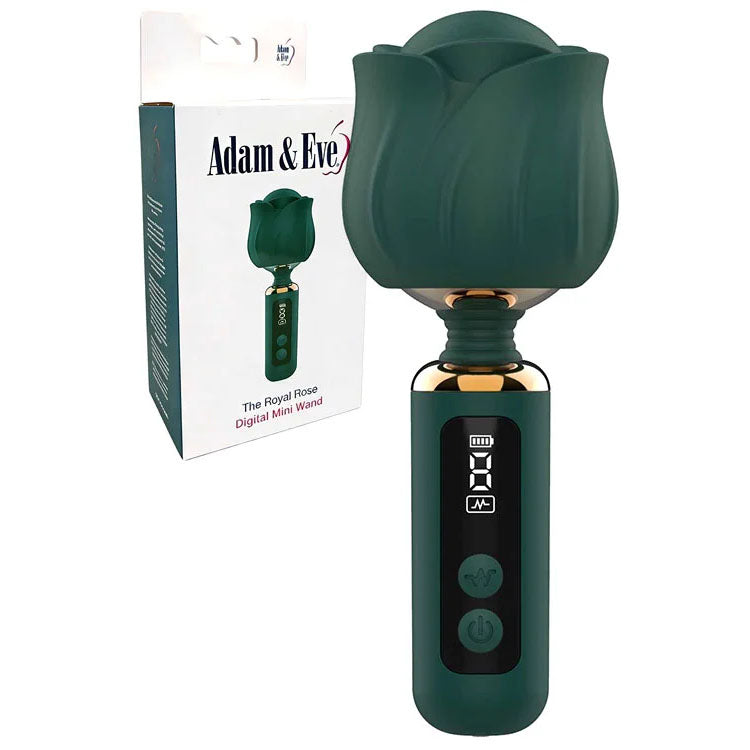 Adam & Eve THE ROYAL ROSE Mini Wand - Green