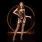 Lapdance Suspender Hose Bodystocking Black Size OS