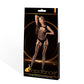 Lapdance Key Hole Suspender Hose Bodystocking Black Size OS