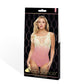 Lapdance Rosy Sunset Bodysuit Cream/Rose Size OS