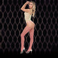 Lapdance Pink Mirage Suspender Bodystocking Cream/Pink Size OS