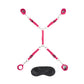 Lux Fetish 7 PC Bed Spreader Hot Pink