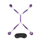 Lux Fetish 7 PC Bed Spreader Purple