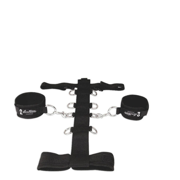 Lux Fetish 3PC Adjustable Neck & Wristraint Set