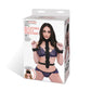 Lux Fetish 3PC Adjustable Neck & Wristraint Set
