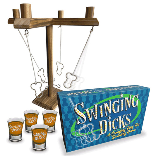 Little Genie | Swinging Dicks - Swinging Ring Toss Drinking Game