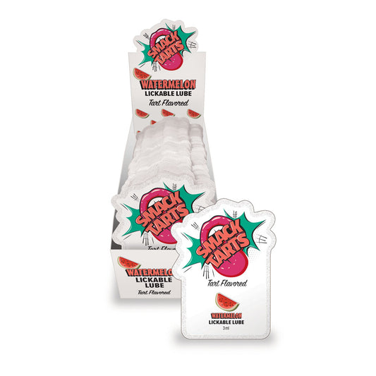 Smack Tarts Watermelon Lickable Lube Sachets 3ml - Display of 36
