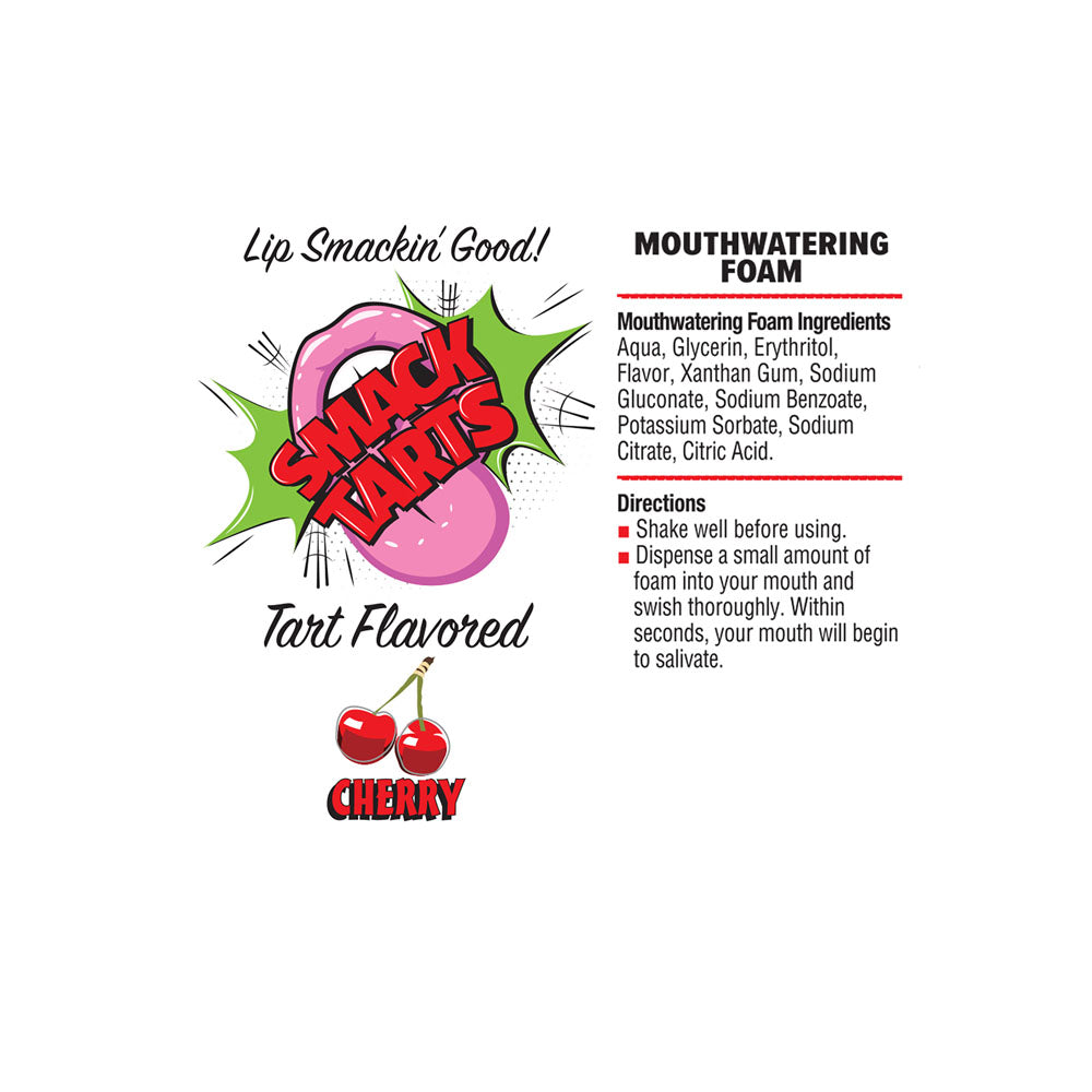 Smack Tarts Mouthwatering Foam - Sour Cherry Oral Lubricant 80ml