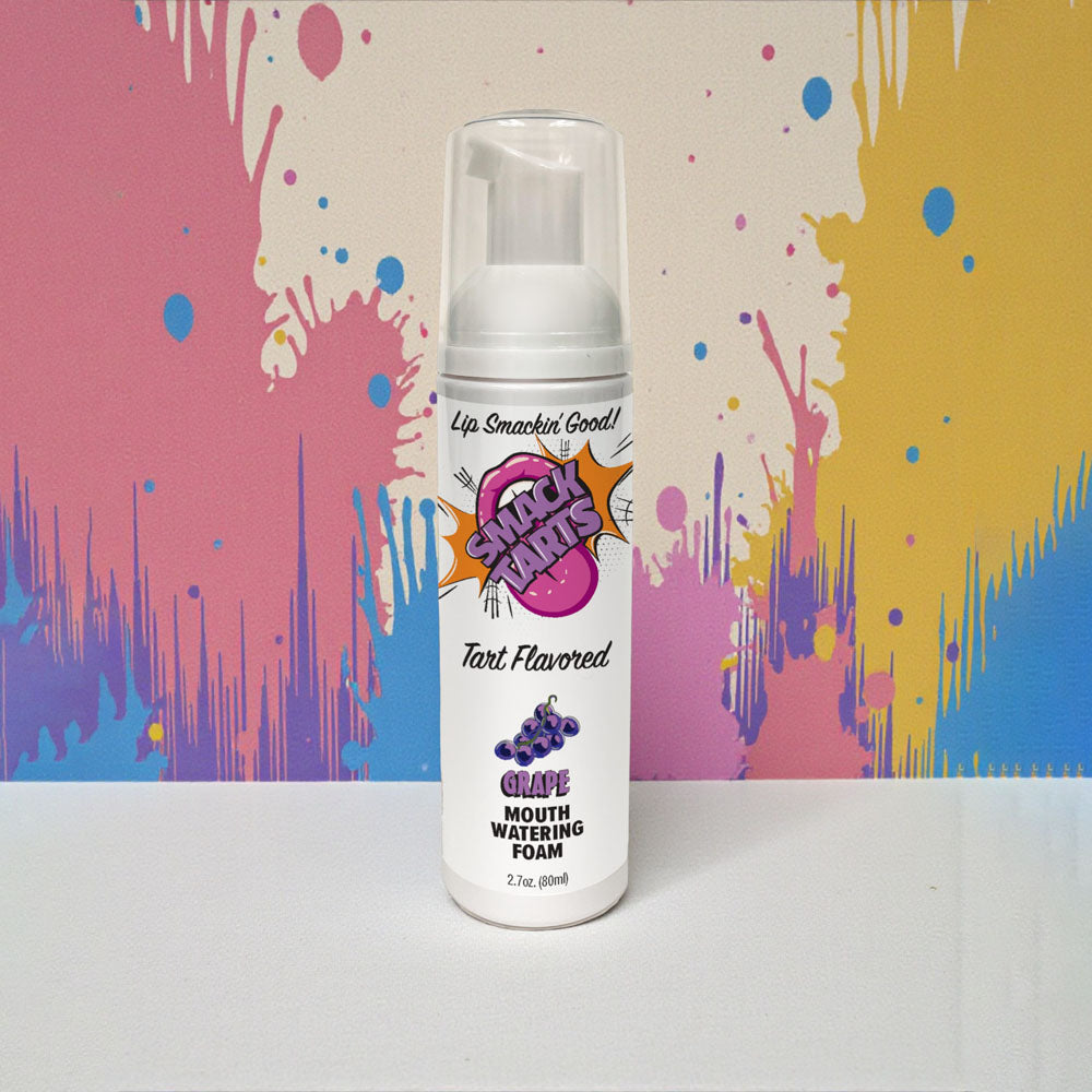 Smack Tarts Mouthwatering Foam - Sour Grape Oral Lubricant 80ml