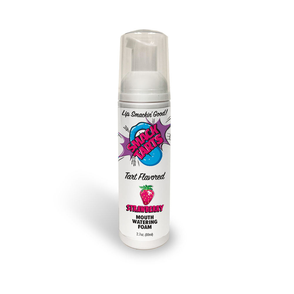Smack Tarts Mouthwatering Foam - Sour Strawberry Oral Lubricant 80ml
