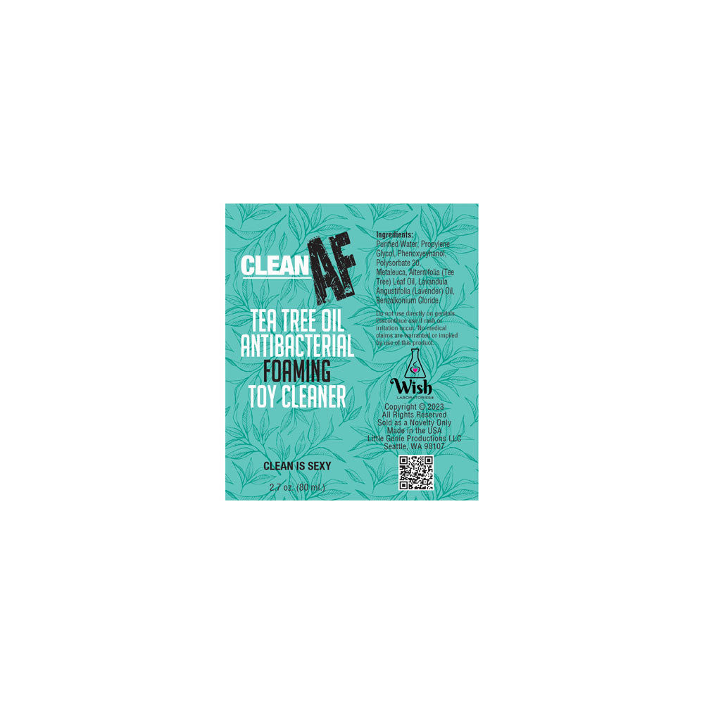 Little Genie | Clean AF Foaming Tea Tree Oil Antibacterial Toy Cleaner 80ml