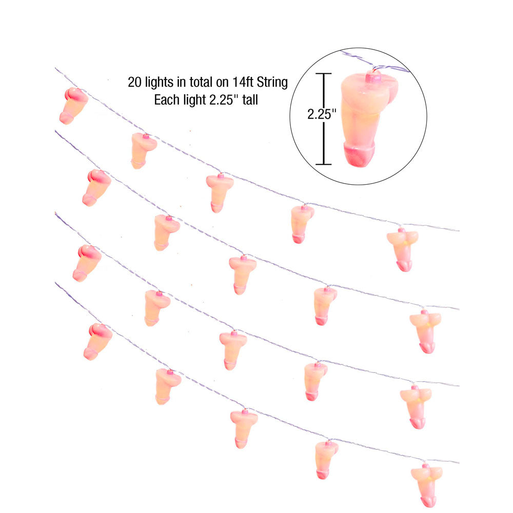 Little Genie | Glitterati Penis Party String Lights