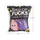Little Genie | Bag Of Fucks I Have To Give - Mini Fuzzy FU Plushy Pillows - Set of 5