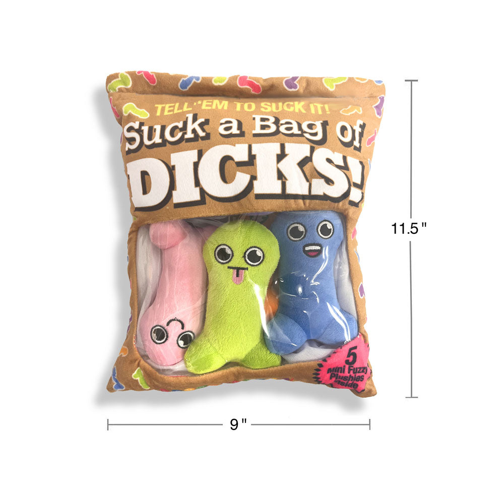 Little Genie | Suck A Bag Of Dicks Plushy Pillows - Set of 5