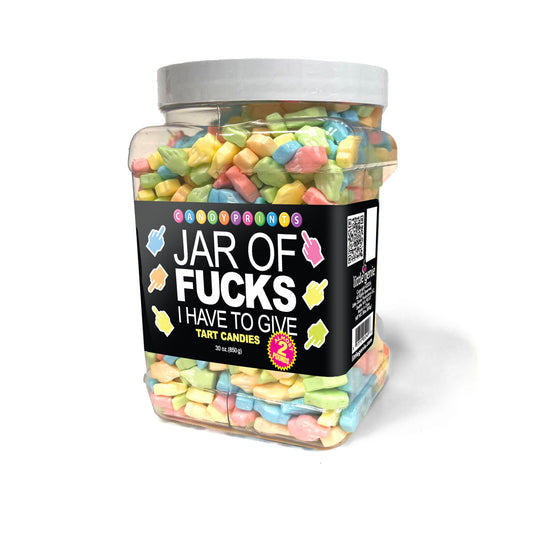 Little Genie | Jar Of Fucks I Have To Give - Fruit Flavoured Lollies - 850g Jar