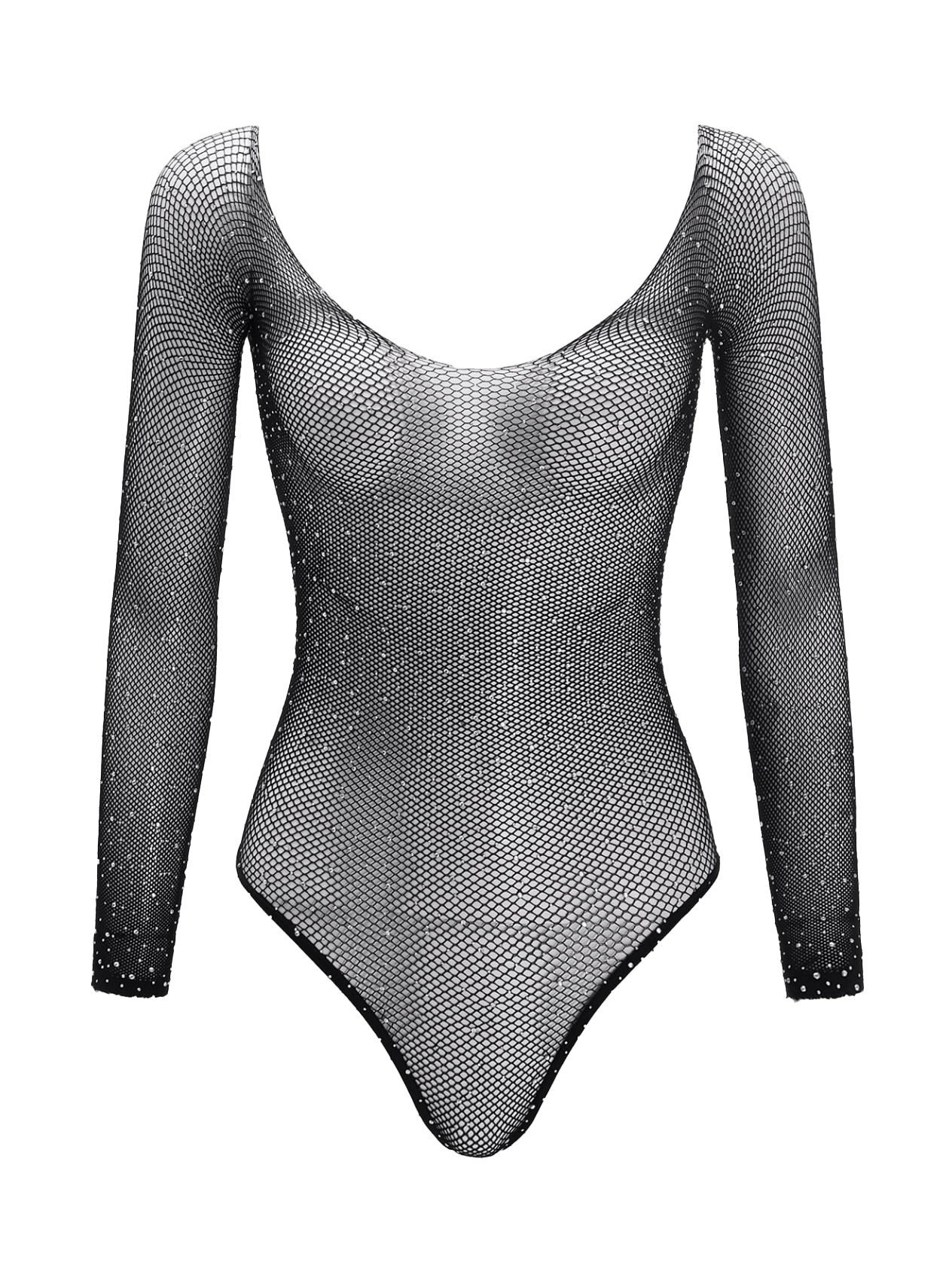 Love In Leather LIN008 Rhinestone Bodysuit One Size - MULTIPLE COLOURS