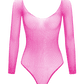 Love In Leather LIN008 Rhinestone Bodysuit One Size - MULTIPLE COLOURS