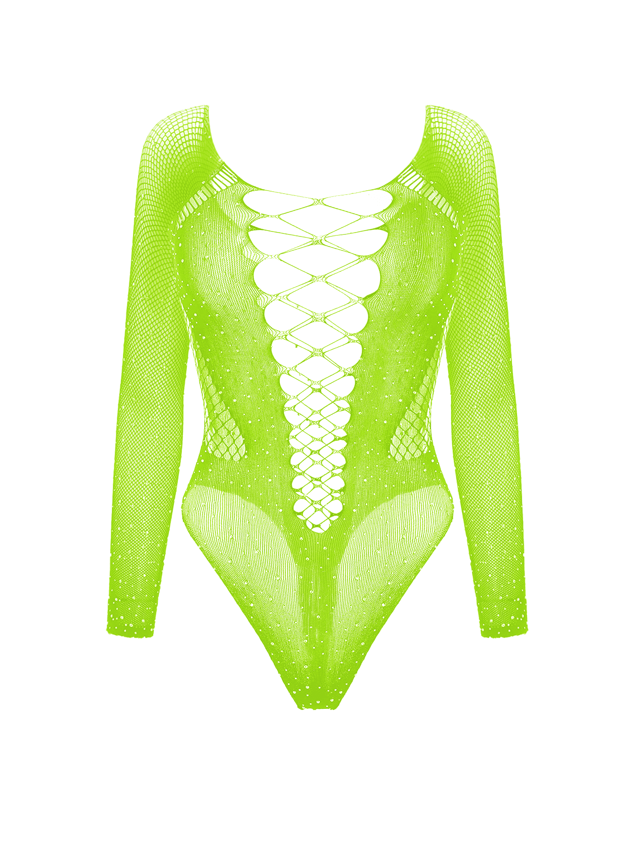 Love In Leather Rhinestone Bodysuit One Size - MULTIPLE COLOURS