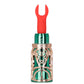 BMS Ruby Kiss 4 in 1 Lipstick Vibrator - Green and Rose Gold
