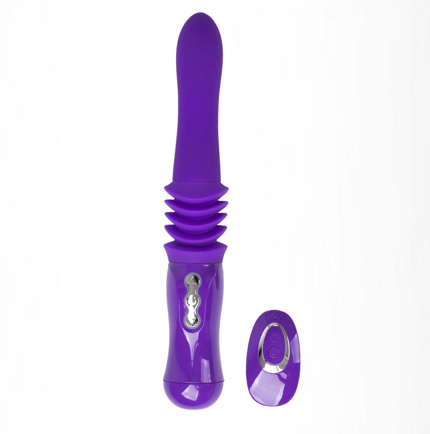 Maia Toys | Maia Monroe Purple 38cm USB Rechargeable Thrusting Vibrator