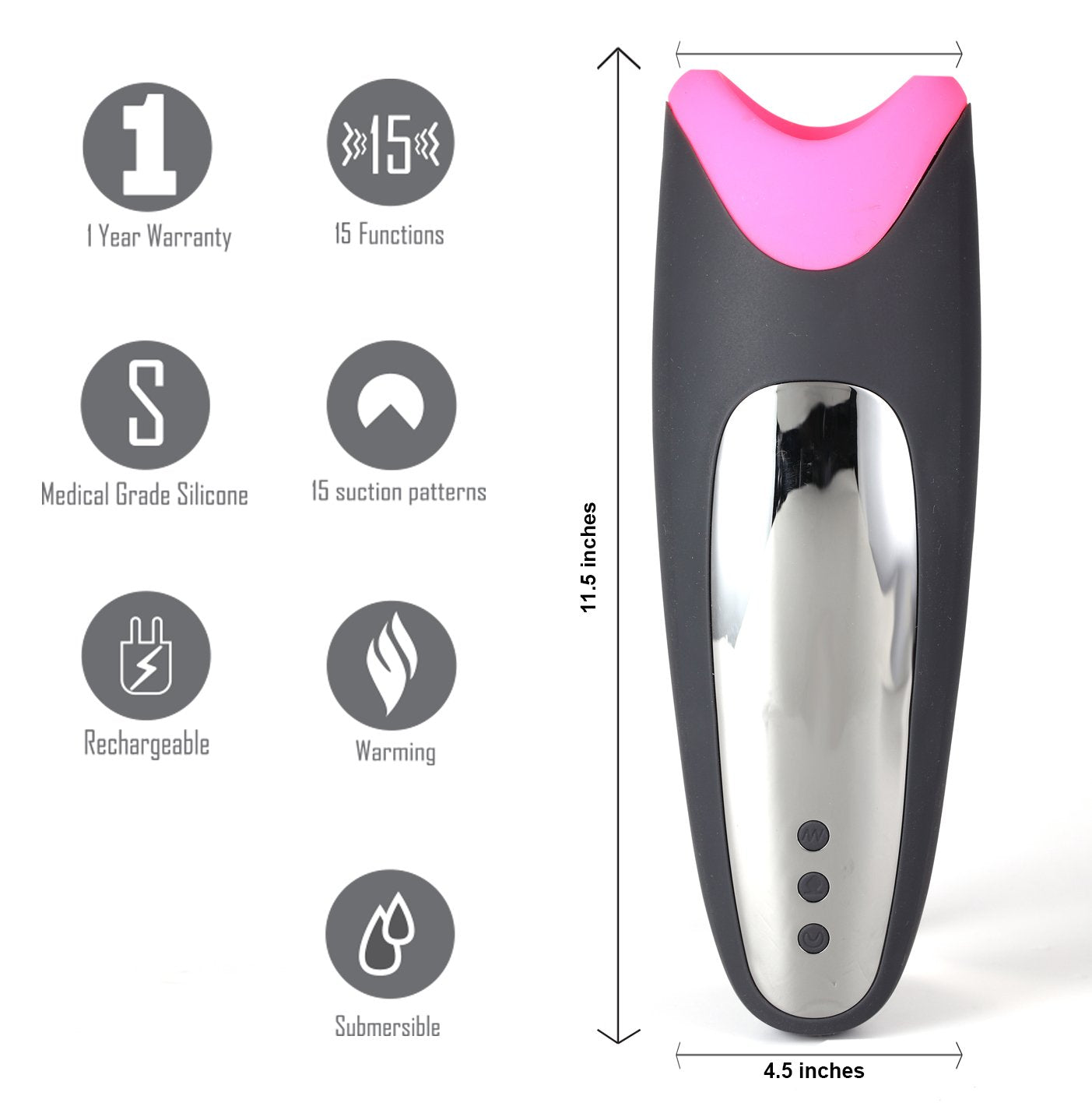 Maia Toys | Maia Piper - USB Rechargeable Heating & Vibrating Masturbator