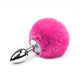 Love In Leather Bunny Tail Butt Plug - MULTIPLE COLOURS