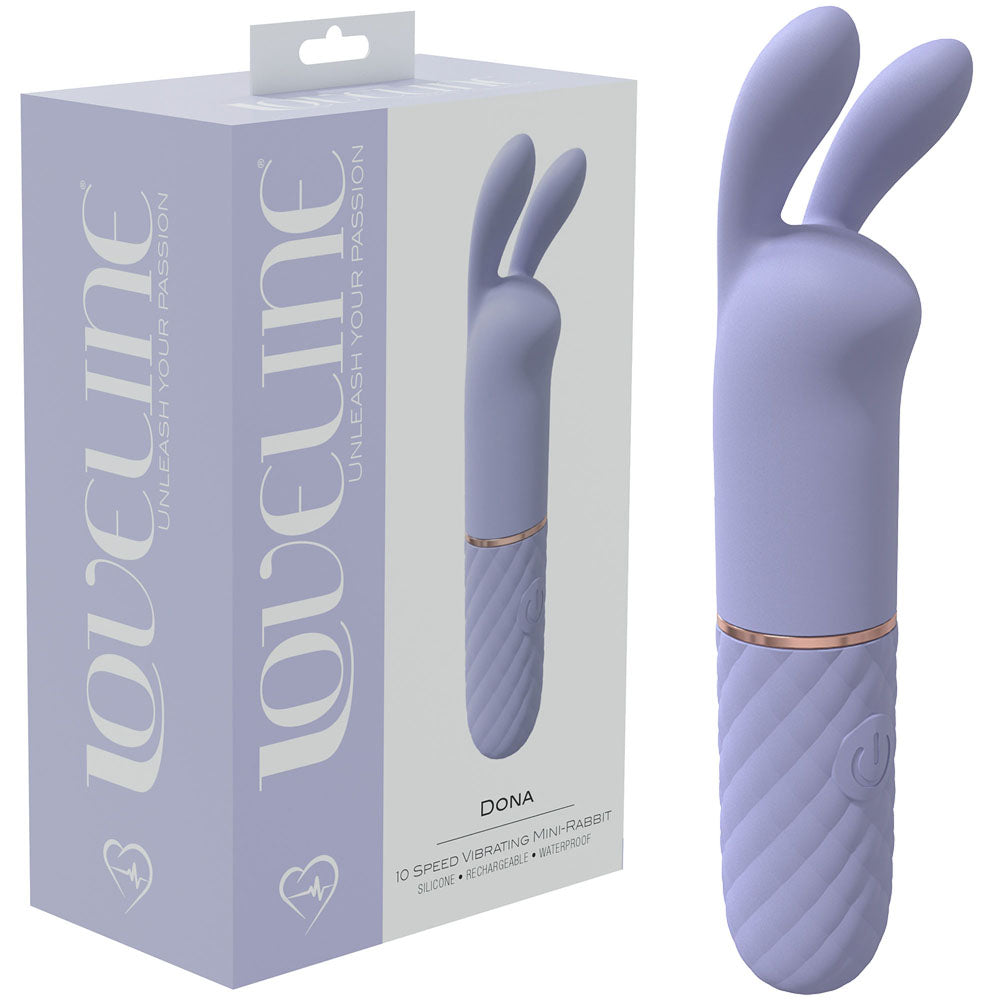Shots Toys | LOVELINE Dona - Mini Rabbit Vibrator - Lavender
