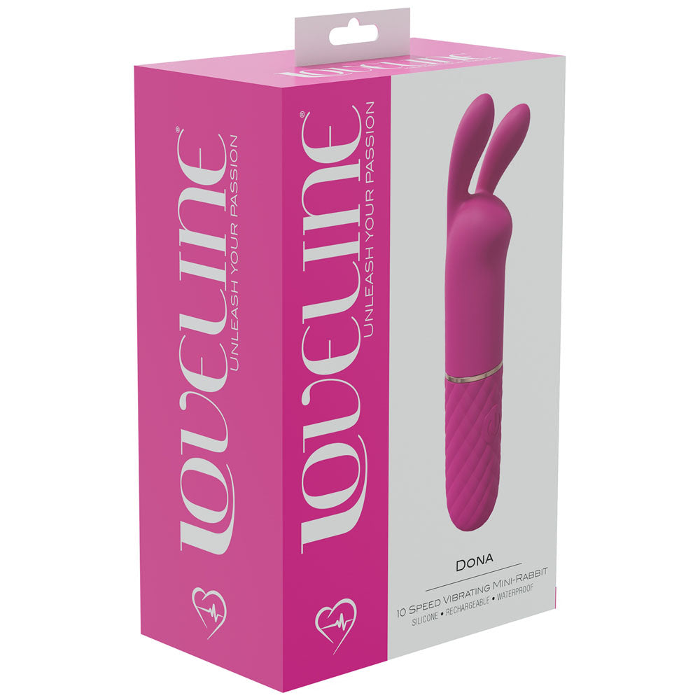 Shots Toys | LOVELINE Dona - Mini Rabbit Vibrator - Pink