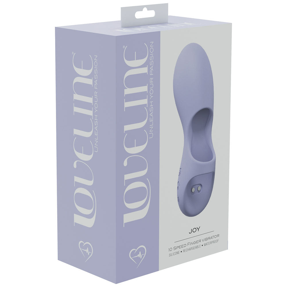 LOVELINE Joy - Lavender - USB Rechargeable Finger Stimulator Vibrator