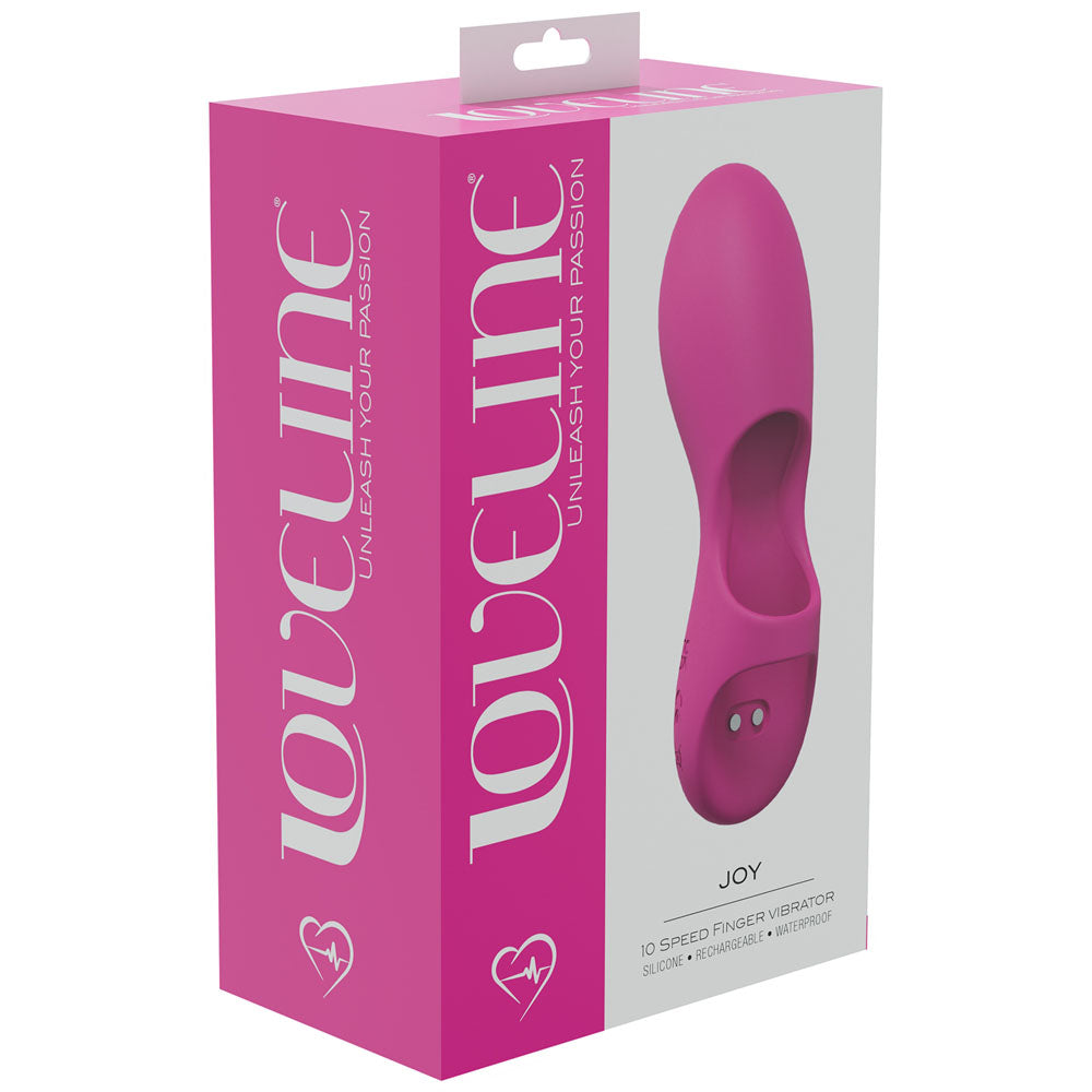 LOVELINE Joy - Pink USB Rechargeable Finger Stimulator Vibrator