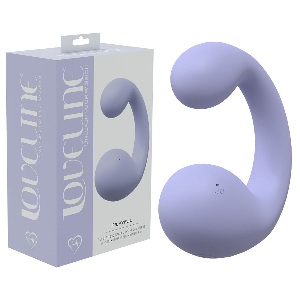 LOVELINE Playful - Lavender 8.5cm Dual Vibrator