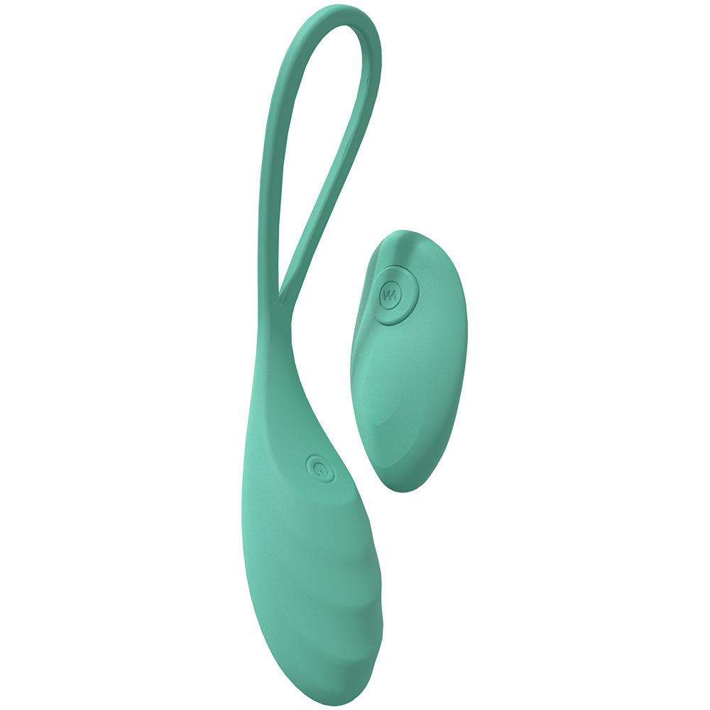 LOVELINE Passion - Green USB Rechargeable Vibrating Egg with Wireless Remote