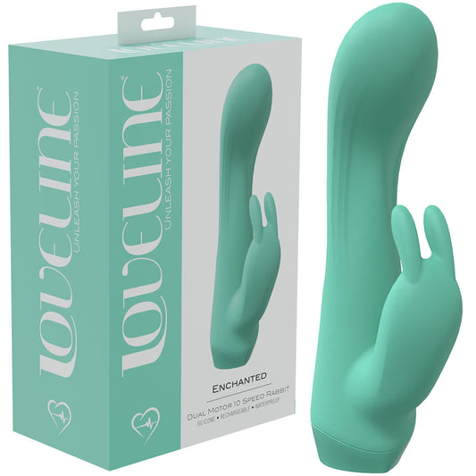 Shot Toys | LOVELINE Enchanted - Rabbit Vibrator - Green