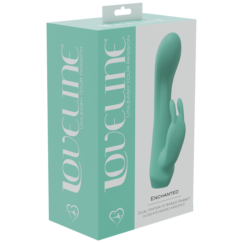 Shot Toys | LOVELINE Enchanted - Rabbit Vibrator - Green