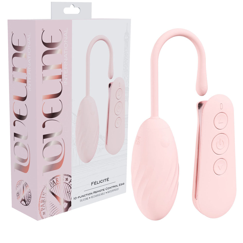 LOVELINE Felicite - Pink Vibrating Egg with Wireless Remote
