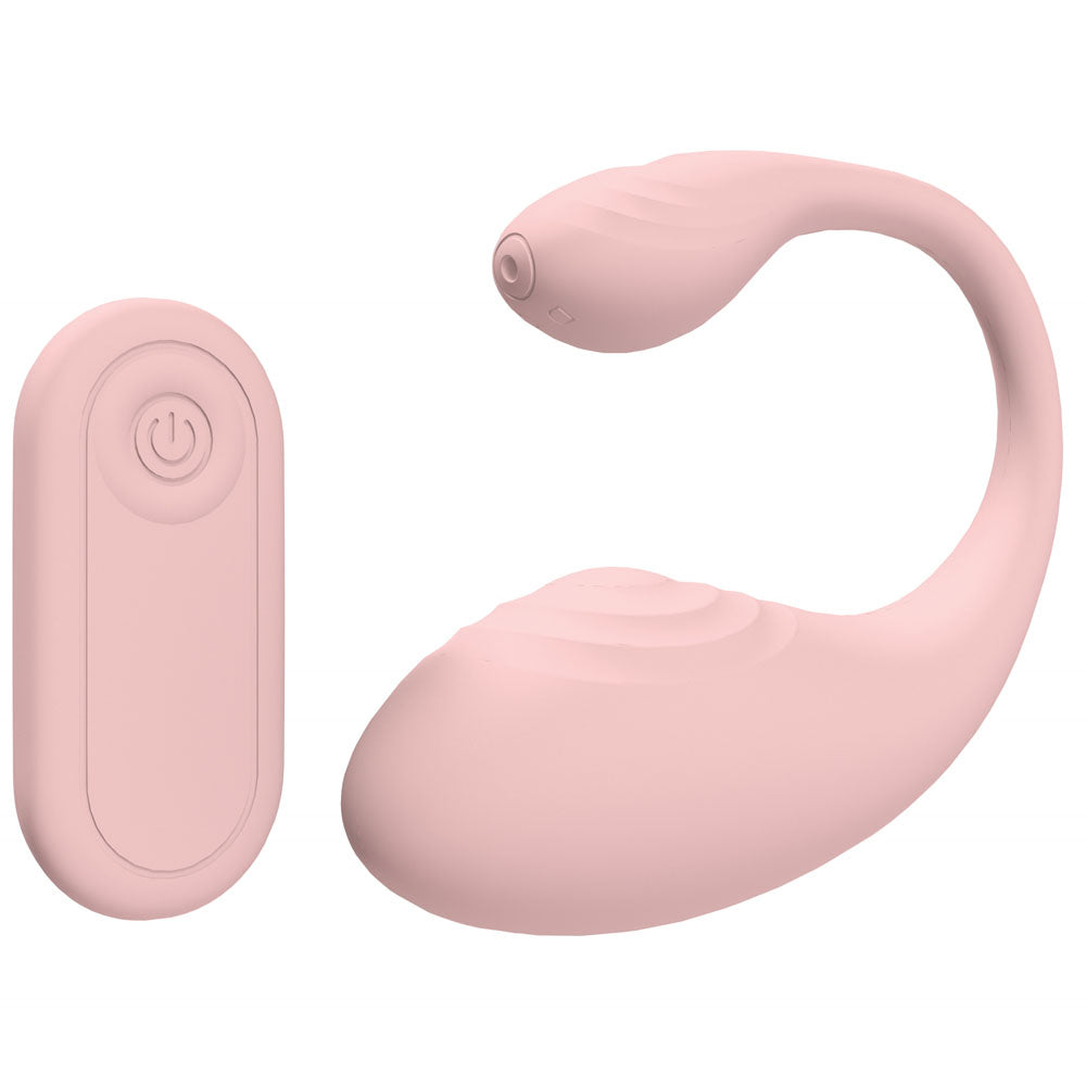 LOVELINE Wave - Pink C-Shaped G-Spot Massager Vibrator with Remote